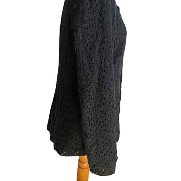 DANA BUCHMAN Jet Black Lined Blazer style - Picture 5 of 11